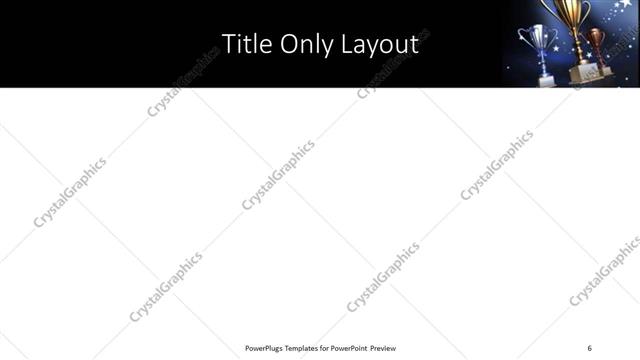 Title Only presentation slide layout