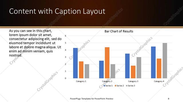 Content with Caption presentation slide layout
