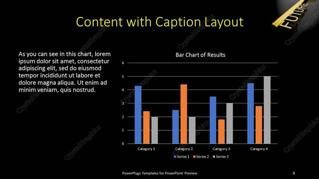 Content with Caption presentation slide layout