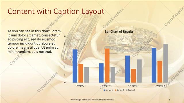 Content with Caption presentation slide layout