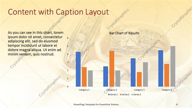 Content with Caption presentation slide layout