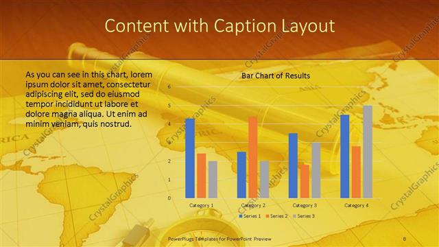 Content with Caption presentation slide layout