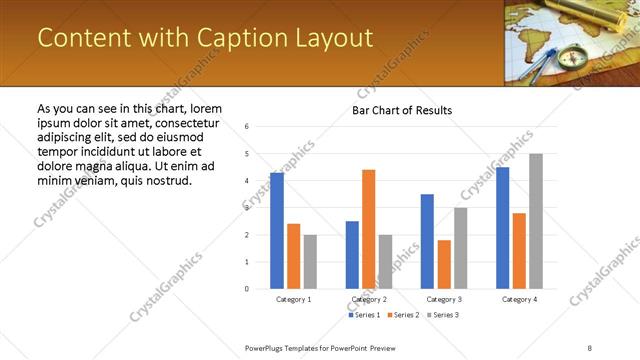 Content with Caption presentation slide layout