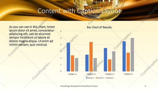 Content with Caption presentation slide layout