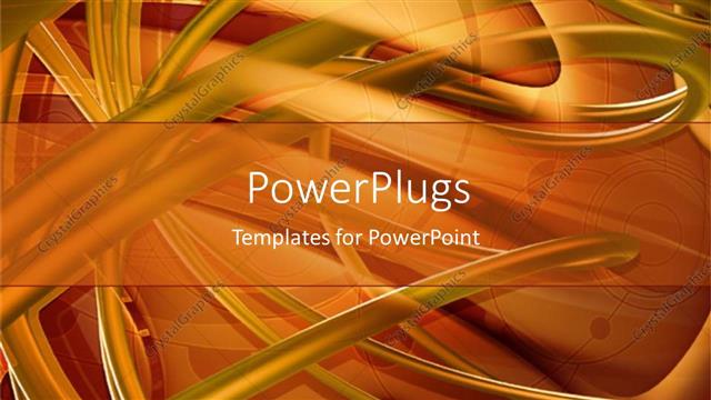  Presentation with related - A golden abstract background related to spirals