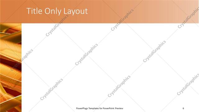 Title Only presentation slide layout