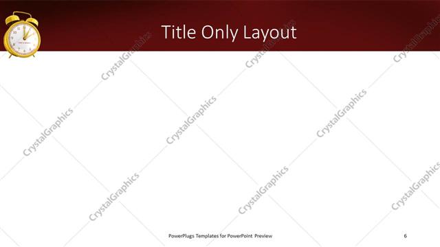Title Only presentation slide layout
