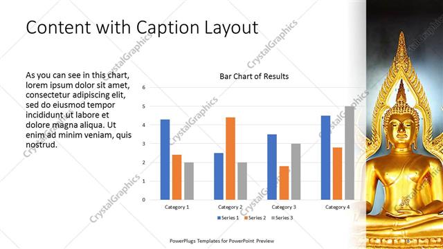 Content with Caption presentation slide layout
