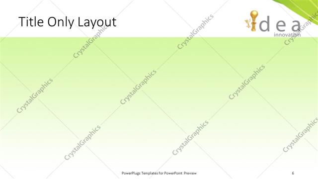 Title Only presentation slide layout