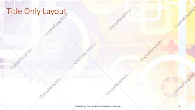 Title Only presentation slide layout