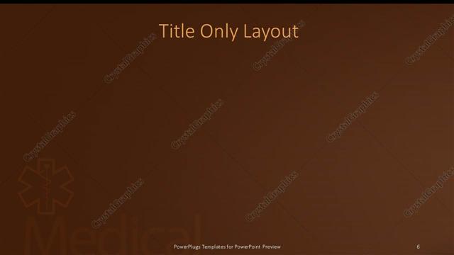 Title Only presentation slide layout