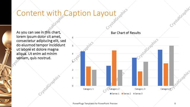 Content with Caption presentation slide layout