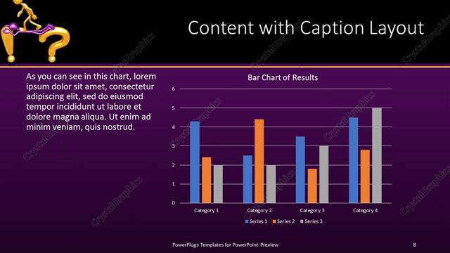 Content with Caption presentation slide layout