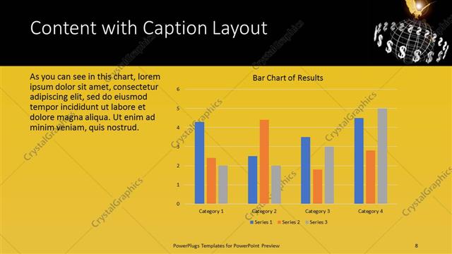 Content with Caption presentation slide layout