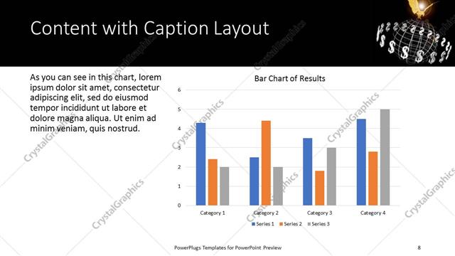 Content with Caption presentation slide layout