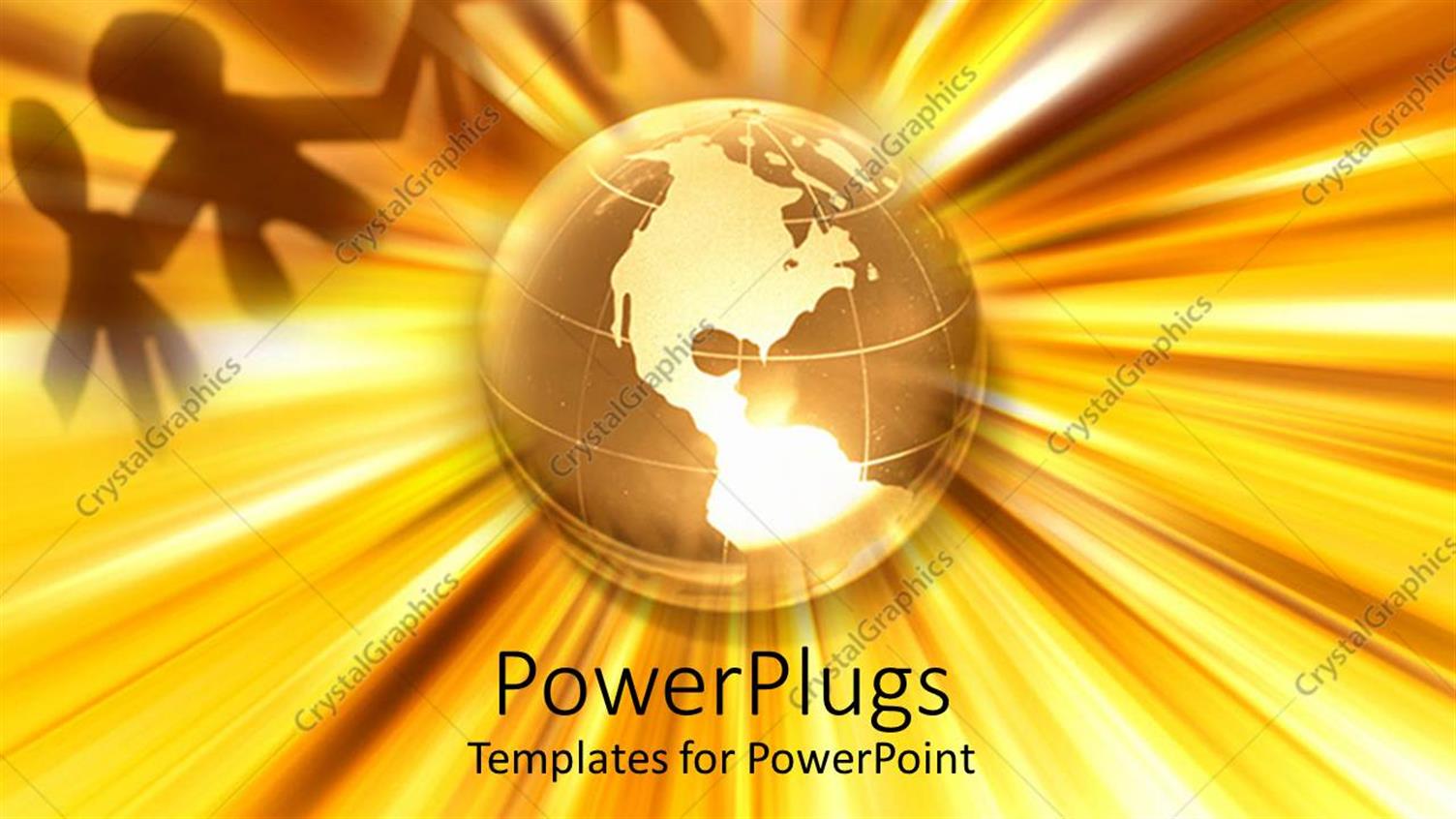 Featuring a Golden Earth Globe on a Shinny it Background