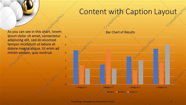 Content with Caption presentation slide layout
