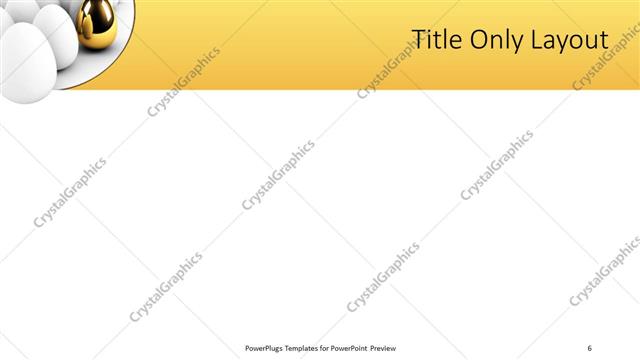 Title Only presentation slide layout