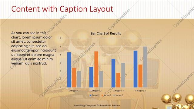 Content with Caption presentation slide layout