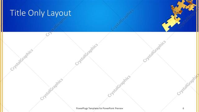 Title Only presentation slide layout