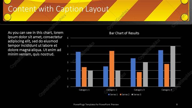 Content with Caption presentation slide layout
