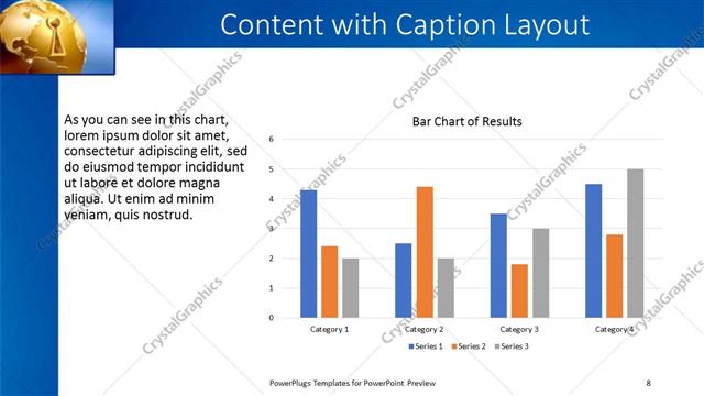 Content with Caption presentation slide layout