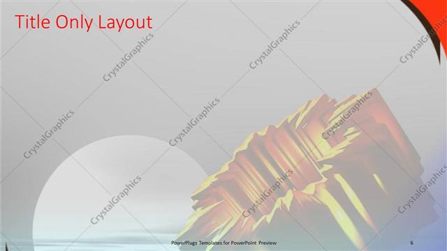 Title Only presentation slide layout