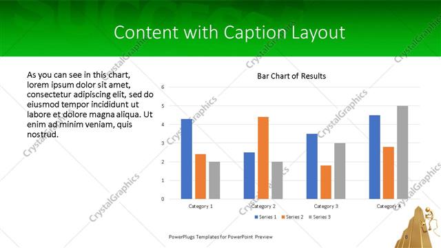 Content with Caption presentation slide layout
