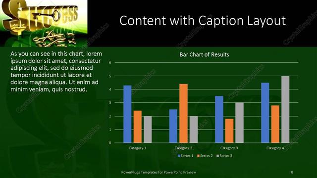 Content with Caption presentation slide layout
