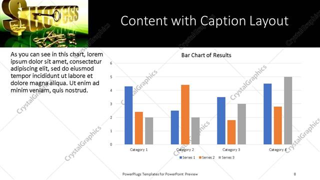 Content with Caption presentation slide layout