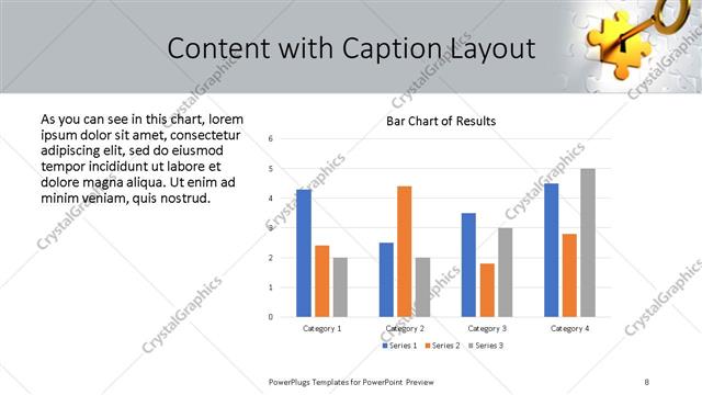 Content with Caption presentation slide layout