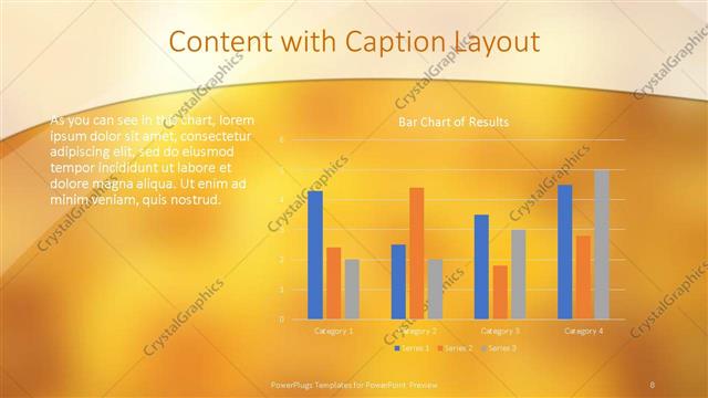 Content with Caption presentation slide layout