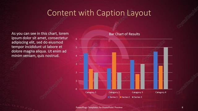 Content with Caption presentation slide layout