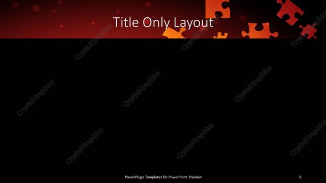 Title Only presentation slide layout