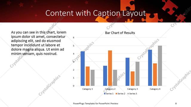 Content with Caption presentation slide layout