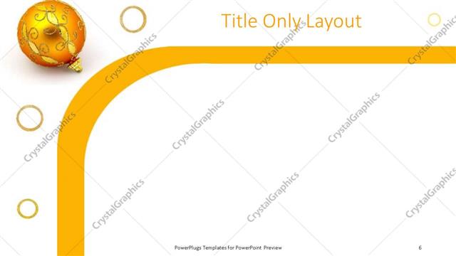 Title Only presentation slide layout