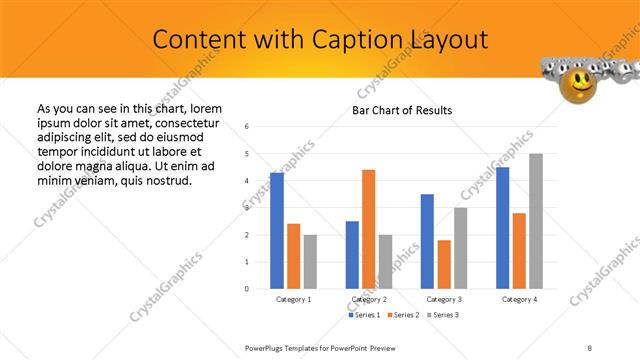 Content with Caption presentation slide layout