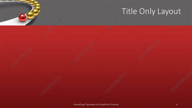 Title Only presentation slide layout