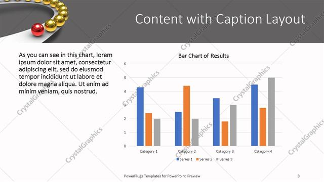 Content with Caption presentation slide layout