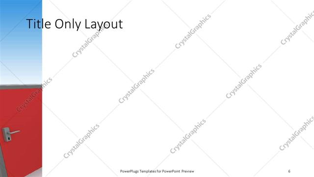 Title Only presentation slide layout