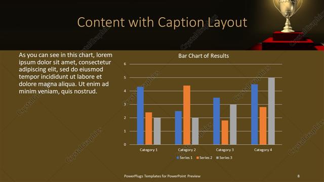 Content with Caption presentation slide layout