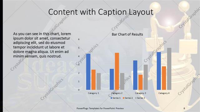 Content with Caption presentation slide layout