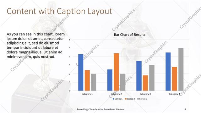Content with Caption presentation slide layout