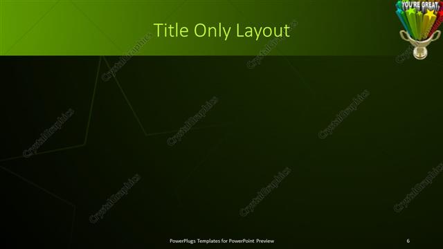 Title Only presentation slide layout