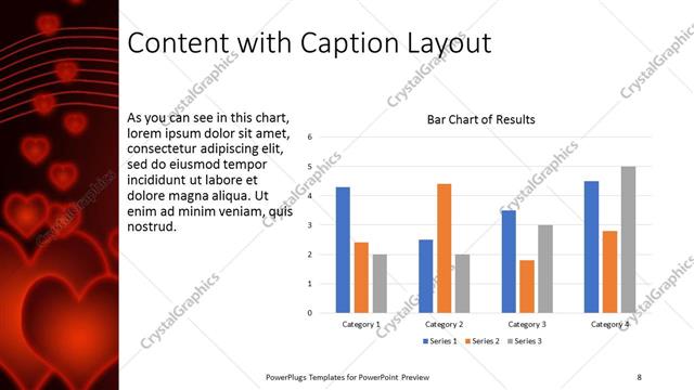Content with Caption presentation slide layout