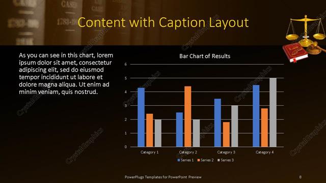 Content with Caption presentation slide layout