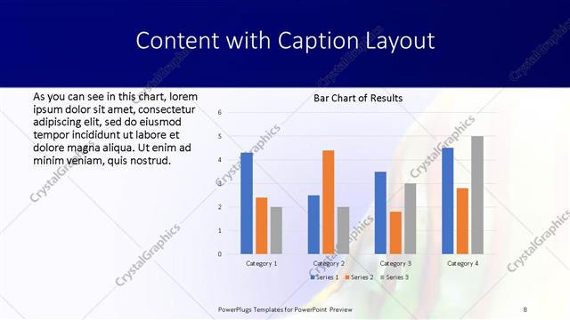 Content with Caption presentation slide layout