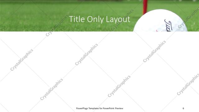 Title Only presentation slide layout