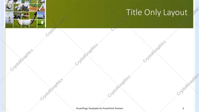 Title Only presentation slide layout