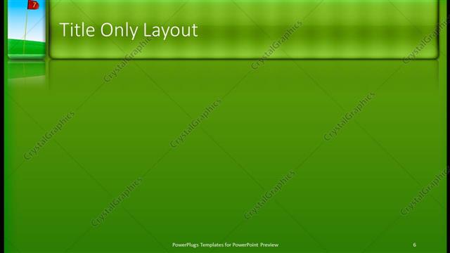 Title Only presentation slide layout